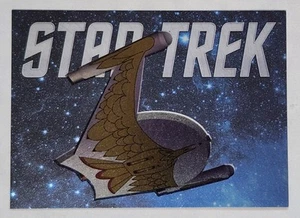 STAR TREK SERIE ORIGINAL PORTAFOLIO IMPRESIONES CT2 Romulan Bird of Rapy ESTUCHE TOPPER - Imagen 1 de 2