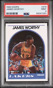 1989 Hoops James Worthy #210 PSA 9 - Picture 1 of 2