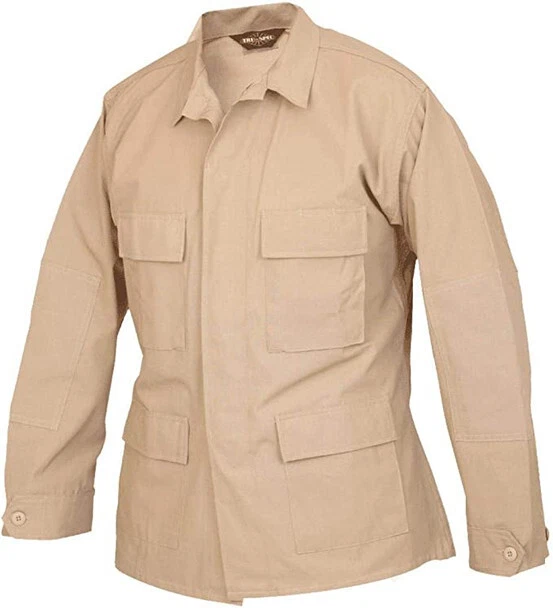 Chaqueta de uniforme militar Tru-Spec 1550 BDU para hombre, caqui Foto 1 de 1