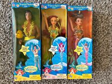 Vintage Mattel 1997 Disney's The Little Mermaid Tropical Splash Dolls Lot Of 3