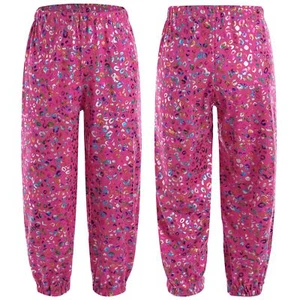 Girls Trousers Competition Pants Metallic Dancewear Workout Costume Summer - Picture 1 of 106