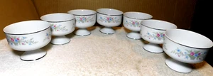 Florenteen Fine China ~ 7 1/2" Salat/Snack Teller 1950-1970 RAR!! 7 teiliges Set - Bild 1 von 23