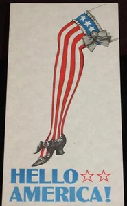 Las Vegas 1965 Showroom PROGRAM Desert Inn Hello America! Howard Hughes Vintage - Picture 1 of 8