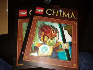 2 --Lego Legends Of Chima 2-pocket/3-hole Folders - Picture 1 of 4