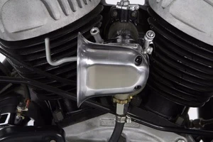 Carburador Linkert pulido cuchara de aire cabezal de nudillo cabeza plana Harley - Imagen 1 de 1