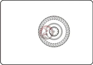 CMK 1/35 IDF HMMWV Humvee Hummer Wheels Set (for Tamiya and Academy kits) B35031 - Picture 1 of 1