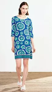 Hatley Dress Blue Green Mandala Lucy Viscose S22MBL1275 - Picture 1 of 2