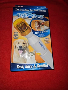 NEW Pedi Paws Incredible Pet Nail Trimmer Battery Powered Fast Easy Gentile - Picture 1 of 6