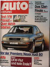 Auto Zeitung 14/90 mit Alfa Romeo 164, Toyota Lexus LS 400, Audi V8, Renault 25