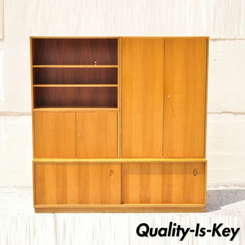 Georg Satink WK Mobel Teak Modular Wall Unit Credenza Cabinet German Danish Mod Cover