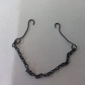 Puppenhaus Harmonie Schmiede Handarbeit Schmiedeeisen Kamin Kette & Haken 1:12 - Bild 1 von 4