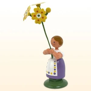 WEHA Blumenkind Wiesenblumenmädchen mit Himmelschlüssel ca. 11cm, 1031 original - Bild 1 von 2