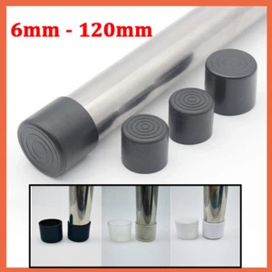 Tapas redondas de plástico con extremo de tapa tubo de PVC cubierta blanqueadora tapa protectora Ø 6 - 120 mm - Imagen 1 de 61