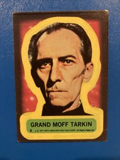 1977 Topps Star Wars Stickers #8 Grand Moff Tarkin - Top-loaded!