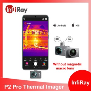 InfiRay P2 Pro Thermal Imager without Magnetic Macro Lens for iPhone Android