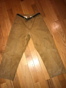 Pantalones de campo Herters Hudson Bay de colección para hombre de lona tostada con forro de caza - años 50 - Imagen 1 de 8
