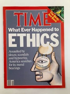 VTG Time Magazine May 25 1987 What Ever Happened To Ethics, The Birds Are Back - Picture 1 of 1