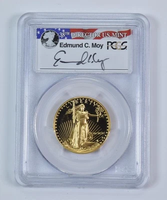 1990-P $25 American Gold Eagle Moy 1/2 Oz Gold PR70 DCAM PCGS *9360 - Image 1 of 3