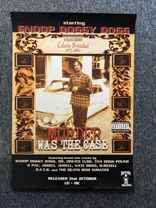 SUPER COOL RARE ORIGINAL 70x48CM PROMOTIONAL POSTER -SNOOP DOGGY DOGG (1994) - Imagen 1 de 2