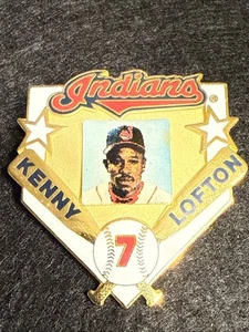 Cleveland Indians Kenny Lofton 1998 Home Plate Player Pin MLB Hall Of Fame #7 - Picture 1 of 5