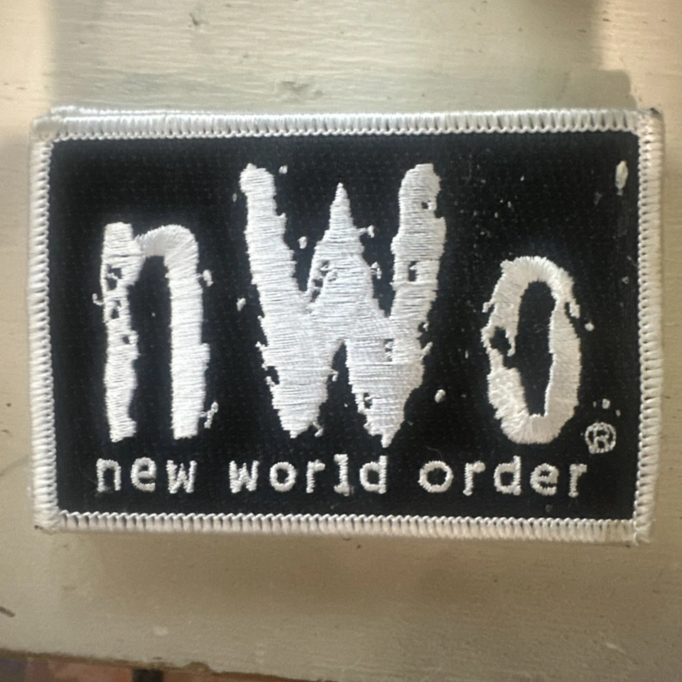 Vintage 1998 N.W.O. World Champion Wrestling NEW WORLD ORDER Patch  NWO - Image 1 of 2