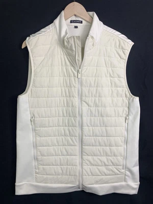 Chaleco técnico Asher Golf para hombre acolchado peso medio en crema de hueso marfil talla XL Foto 1 de 4