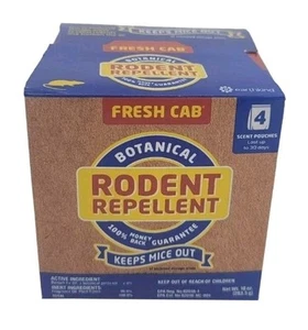 Fresh Cab Botanical Rodent Repellent - B1PMFCS12, 4 Scent Pouches - Picture 1 of 1