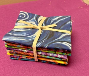 Fat Quarter Bundle- WINDHAM FABRICS-Impressions by Melissa Marie Collins (10 FQ) - Picture 1 of 2