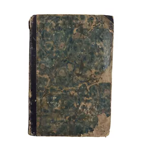Erinnerungen verschiedener gehörloser und dummer 1840 Minibücher fehlende Seiten 5-1/4 Zoll - Bild 1 von 5