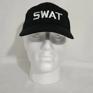 Baseballmütze Kappe SWAT Team Law Enforcement verstellbar schwarz & weiß bestickt - Bild 1 von 9