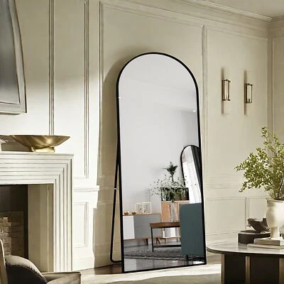 Ganzkörperspiegel Wand Schwarz Standspiegel Wandspiegel Ganzkörper Großer DE - Bild 1 von 4