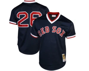 Mitchell & Ness Boston Red Sox #26 Baseball Jersey New Mens Big & Tall Sizes - Picture 1 of 2