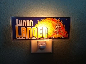 LUNAR LANDER Arcade Marquee Luce notturna - Foto 1 di 4