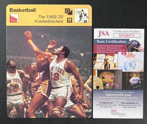 Bill Bradley Signed '77 Sportcaster Card #5-19 JSA AUTO NBA New York Knicks HOF! - Picture 1 of 4