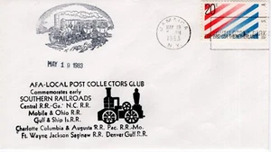 FRÜHE SOUTHERN RAILROADS, JAMAIKA, NY 1983 FDC18142 - Bild 1 von 1