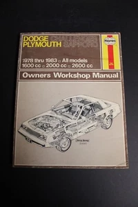 Dodge Challenger and Plymouth Sapporo Owners Workshop Manual - Bild 1 von 4