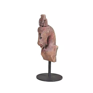 Statua testa di cavallo dipinta rustica decorazione casa - Foto 1 di 9