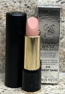 Lápiz labial Lancome L’Absolu Rouge en arena ardiente 510 (mate) tamaño completo nuevo en caja - Imagen 1 de 1
