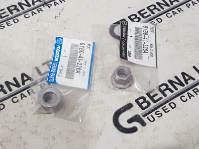 2 X подлинный MAZDA 2 MK2 2011-2014 передней подвески рулевой стойки рычага управления гайки - Изображение 1 из 4