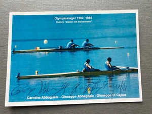 Olympiasieger 1984/88 Rudern 2er mit Stm.  signed Foto 10x15 Autogramm - Imagen 1 de 1