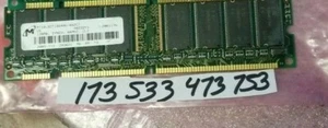 1PCS OF 128MB SDRAM SD PC66 66Hz 168PIN DUAL RANK NON-ECC 8X8 16CHIPS - Picture 1 of 1