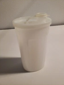 Vintage Tupperware Sweet Saver Sirup Behälter 640 tropffrei Ausgießer Deckel & Deckel - Bild 1 von 5