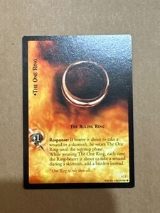 Lord of the Rings LOTR DECIPHER card one ring the ruling ring trading cards - Picture 1 of 2