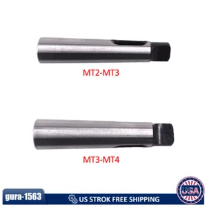 MT3-MT4 MT2-MT3 Arbor Morse Taper Adapter Reducing Drill Sleeve - Picture 1 of 8