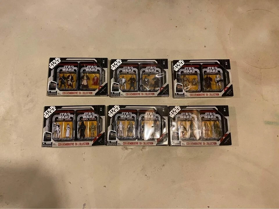 STAR WARS COMMEMORATIVE TIN COLLECTION 6 PC SET 2006 New Unopened - Image 1 of 1