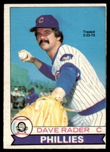 1979 O-Pee-Chee Dave Rader Philadelphia Phillies #369 R199 - Picture 1 of 2