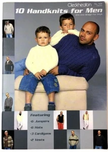 Cleckheaton 10 Handknits for Men + 1 Boy’s Knitting Pattern Book No. 929 NOS Pop - Picture 1 of 7
