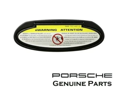 Carcasa espejo retrovisor parasol original Porsche 986 Boxster (1997-2004) 9867319010101C Foto 1 de 2