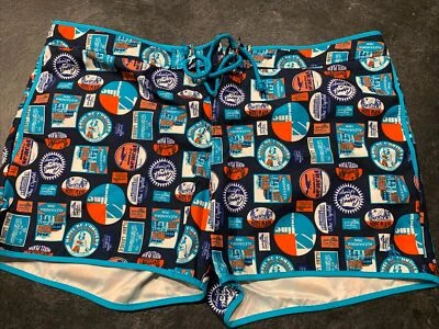 Penguin by Munsingwear Vintage Hotels 3" Inseam Board Shorts Size 38 - Image 1 of 4