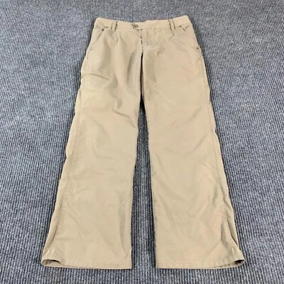 Merrell Pants Womens 6 Beige Flat Front Straight Leg Baggy Outdoors Hiking 30x30 - Image 1 of 4